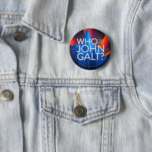 Wer ist John Galt? Button (Beispiel)
