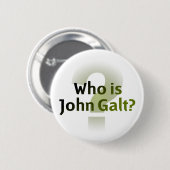 Wer ist John Galt? Button (Vorne & Hinten)