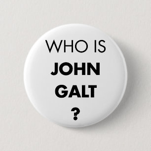 Wer ist John Galt? Die Frage Button