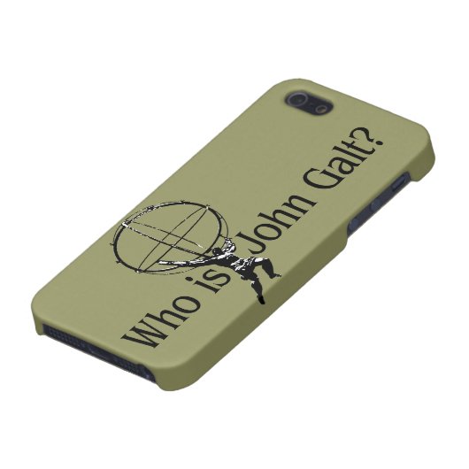 Wer ist John Galt? Fall iPhone5 iPhone Hülle (Unterseite)