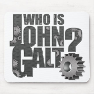 Wer ist John Galt? Gang-Mausunterlage Mousepad