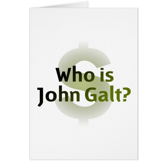 Wer ist John Galt? Geld-Symbol (Vorne)