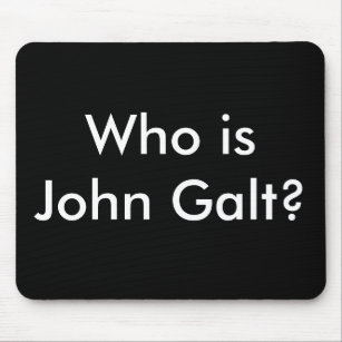 Wer ist John Galt? mousepad