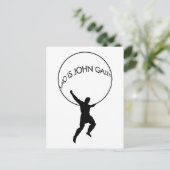 Wer ist John Galt? Postkarte (Stehend Vorderseite)