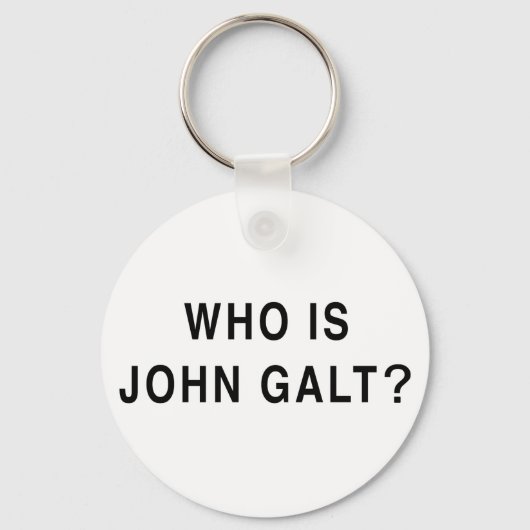Wer ist John Galt? Schlüsselanhänger (Vorderseite)