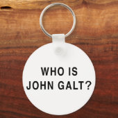 Wer ist John Galt? Schlüsselanhänger (Vorderseite)