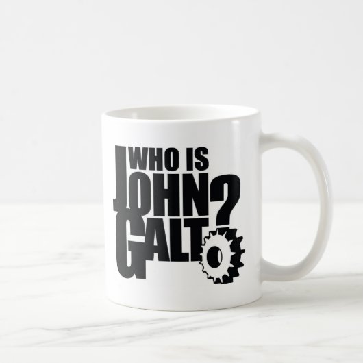 Wer ist John Galt? Tasse (Rechts)
