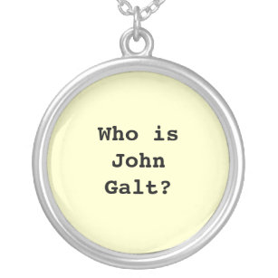 Wer ist John Galt? Versilberte Kette