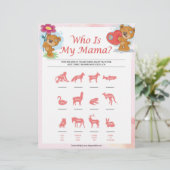 Wer ist meine Mama [Teddybären] Briefbogen (Stehend Vorderseite)