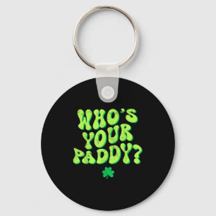 Wer ist Paddy Shamrock lustiger St. Patricks Tag i Schlüsselanhänger