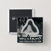 Wer ist R. Mutt? Knopf Button (Vorne & Hinten)