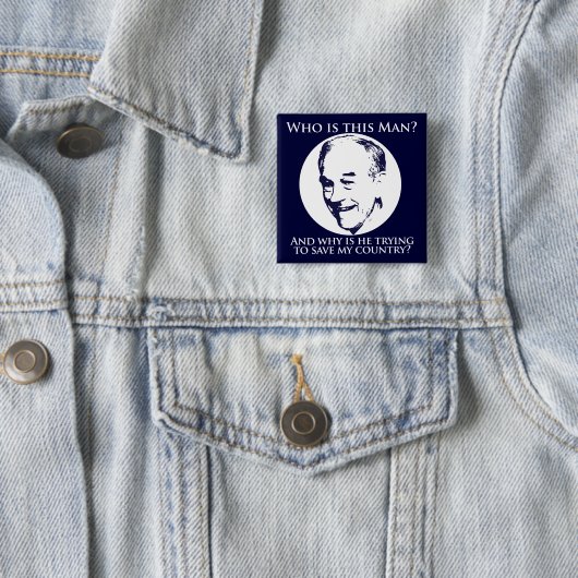 Wer ist Ron Paul? Knopf Button (Beispiel)