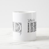 Wer ist schlecht? Jumbo-Tasse (Vorderseite)