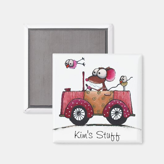 Wer ist Stuff? Magnet (Vorderseite/Rückseite)