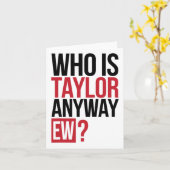 Wer ist Taylor jedenfalls Ew Girl Taylor Vorname G Karte (Gelbe Blume)