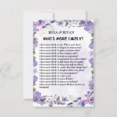 WER IST WAHRSCHEINLICHER? SPIELKARTE (Vorderseite)