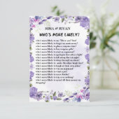 WER IST WAHRSCHEINLICHER? SPIELKARTE (Stehend Vorderseite)