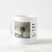 Wer ist, wer? Ist es L oder ist es M Kaffeetasse (Vorderseite Links)