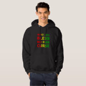 Wer Jah Bless No Man Cur Rasta Reggae Music Jamaic Hoodie (Vorne ganz)