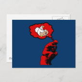 Wer kam zuerst das Huhn oder das Ei? Postkarte (Vorne/Hinten)