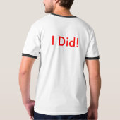 Wer kam zuerst? T-Shirt (Schwarz voll)