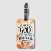 Wer kann gegen uns sein? gepäckanhänger (Vorderseite Vertikal)