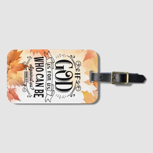 Wer kann gegen uns sein? gepäckanhänger (Vorderseite (Horizontal))