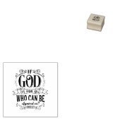 Wer kann gegen uns sein? gummistempel (Stempel)
