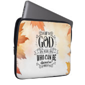 Wer kann gegen uns sein? laptopschutzhülle (Vorne Rechts)