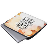 Wer kann gegen uns sein? laptopschutzhülle (Vorne Knopf)