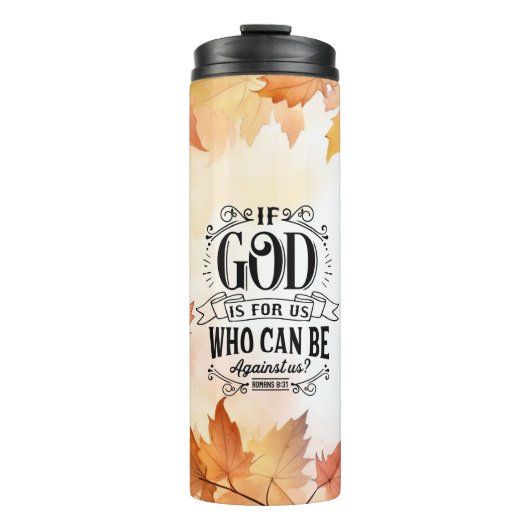 Wer kann gegen uns sein? thermosbecher (Vorderseite)