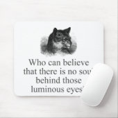 Wer kann glauben, dass es kein Soul gibt Mousepad (Mit Mouse)