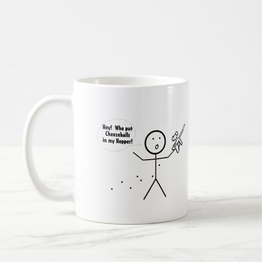 Wer Käsesäcke in meinen Hopper steckte Kaffeetasse (Links)