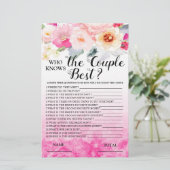 Wer kennt Couple Best Pink Floral Bridame? (Stehend Vorderseite)