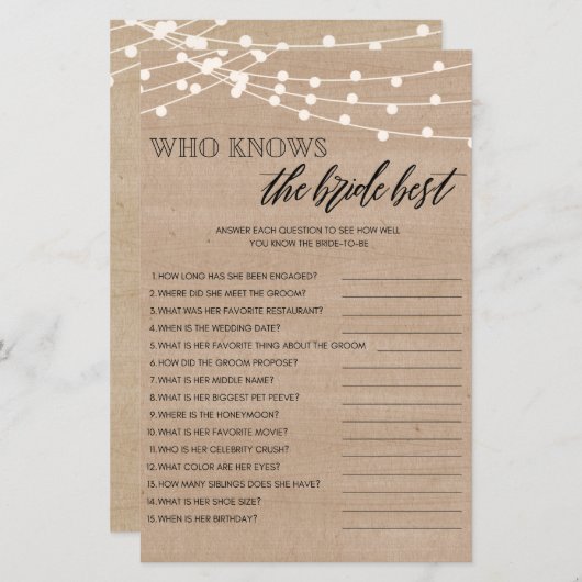 Wer kennt das beste Brautparty? (Vorne/Hinten)