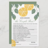 Wer kennt das beste Lemon Bridal Game? (Vorne/Hinten)