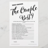 Wer kennt das beste Simple Bridal Game? (Vorderseite)