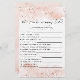 Wer kennt das beste Spiel Aquarell Rose Gold