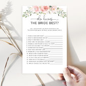 Wer kennt das beste Spiel der Braut?