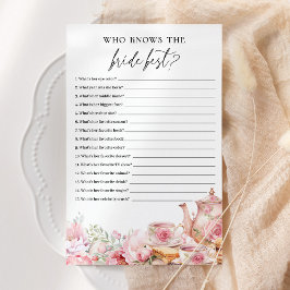 Wer kennt das Bride Best Floral Tea Duschspiel?