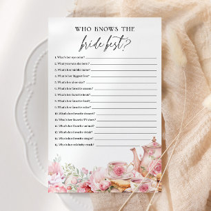 Wer kennt das Bride Best Floral Tea Duschspiel?