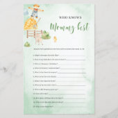 Wer kennt das Mami best farm theme Baby Shower Spi (Vorderseite)