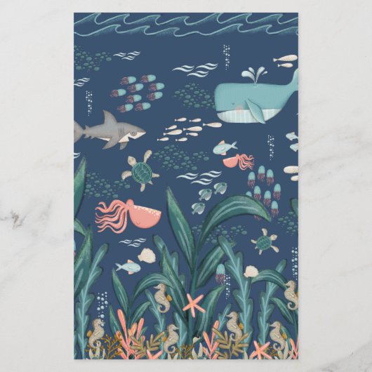 Wer kennt das Mami-Spiel unter der Sea Baby-Dusche Flyer (Hinten)