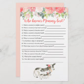 Wer kennt das Mommy Best Cow Farm Baby Shower Game (Vorne/Hinten)