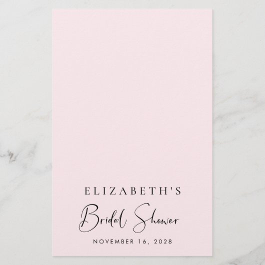 Wer kennt das Paar Best Floral Shower Game? (Rückseite)