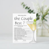 Wer kennt das Paar das beste Bridal Game (Stehend Vorderseite)