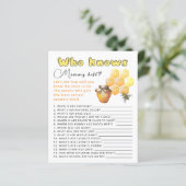 Wer kennt das wohl beste Baby Duschspiel? (Stehend Vorderseite)