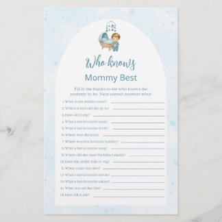 Wer kennt das wohl Niedlichste Blue Baby Shower Ga