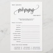 Wer kennt die am besten bearbeitbare Papierspielka Flyer (Vorne)