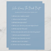 Wer kennt die Braut am besten? Party Game (Vorne/Hinten)